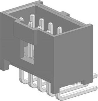 Molex Einbau-Stiftleiste Standard 901303134 in Schwarz und Grau - Bild 1