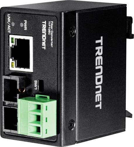 Trendnet TI-F10SC Medienkonverter Ethernet Fast Ethernet RJ-45 zu SC Multi-Mode Schwarz - Bild 2