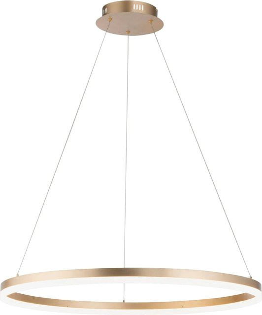 Paul Neuhaus Pendelleuchte Helia 1-flammig Messing Matt Ø 80 cm - Bild 1