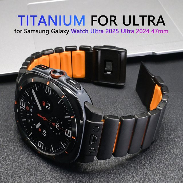 CAOWTAN Uhrenarmband Titan, Kautschuk, Unisex - Bild 1