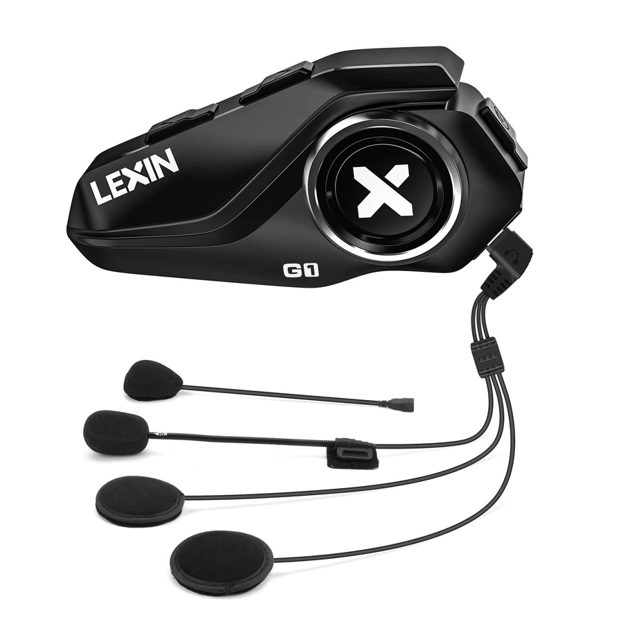 Lexin G1 Motorrad-Bluetooth-Headset für den Helm mit Bluetooth 5.0 und High-Definition-Lautsprechern - Bild 6