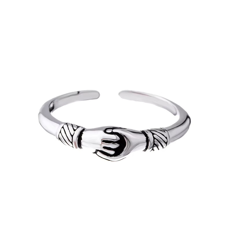 GaGa-Duck Öffnungsringe, 925 Silber, Unisex, Vintage - Bild 2