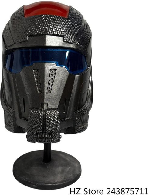 PRELEXT Mass Effect Helm, Cosplay-Requisiten, Schwarz, ab 14 Jahren - Bild 1