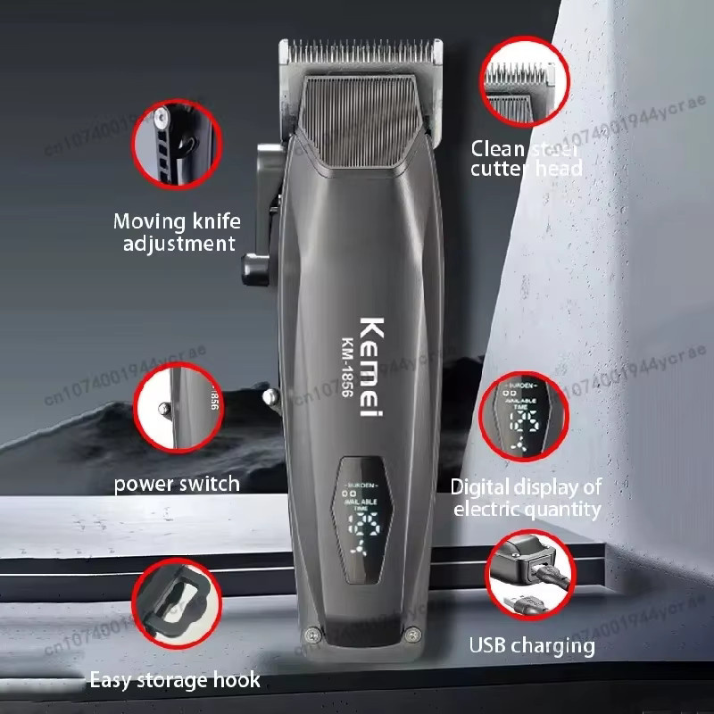 Kemei Haarschneidemaschine Barber Blading, Herren, kabellos - Bild 1