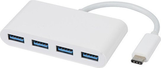 Vivanco USB Type-C Superspeed HUB 4-Port in Weiß - Bild 1