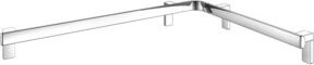Keuco AXESS Duschhandlauf und Wannenhandlauf, verchromt, B: 85,0 cm, T: 65,0 cm - Bild 1