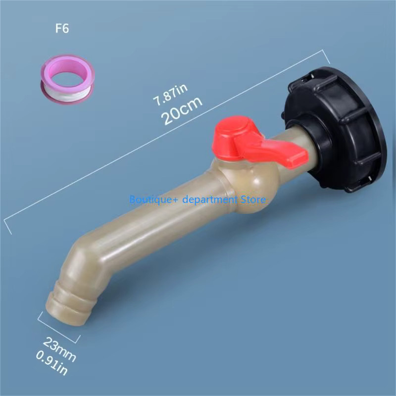 E1PD Professioneller IBC-Wassertank-Adapter als Gartenschlauch-Rohrverbinder und Schlauch-Wasserhahn-Ersatz-Anschlussstück in Multicolor - Bild 3