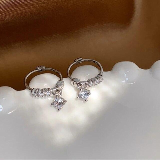 Ohrringe 925 Silber, Zirkonia, Damen - Bild 1