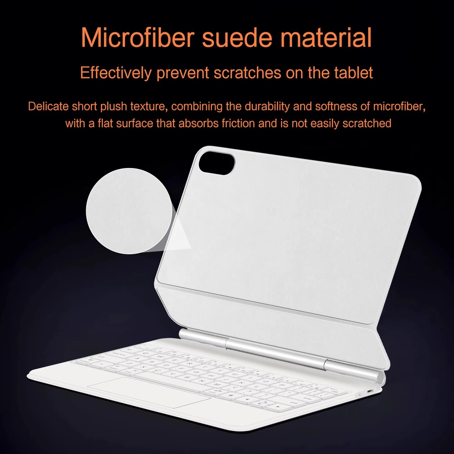 LFOIQN Magic Keyboard Folio Hülle mit Hintergrundbeleuchtung und Multi-Touch für iPad 10,9 Zoll, Farbe: Schwarz - Bild 3
