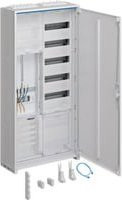 Hager Komplettschrank Zählerplatz VF 5rh APZ in Weiß, B/T/H: 110 x 55 x 20,5 cm, Schutzklasse II IP44, zwei Felder - Bild 1