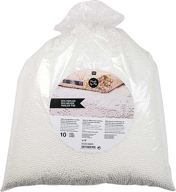 Rico Design EPS-Perlen in Weiß, Größe 4-6 mm, 10 Liter - Bild 1