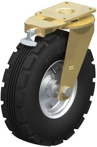 Blickle LS-PS 464K Lenkrolle in Schwarz und Multicolour mit 460 mm Rad-Durchmesser und einer Tragfähigkeit von 1140 kg - Bild 1