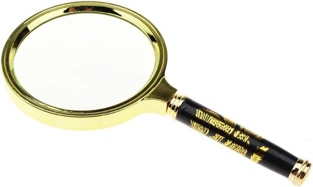 Golden Dragon Lupe 10x, Gold - Bild 1