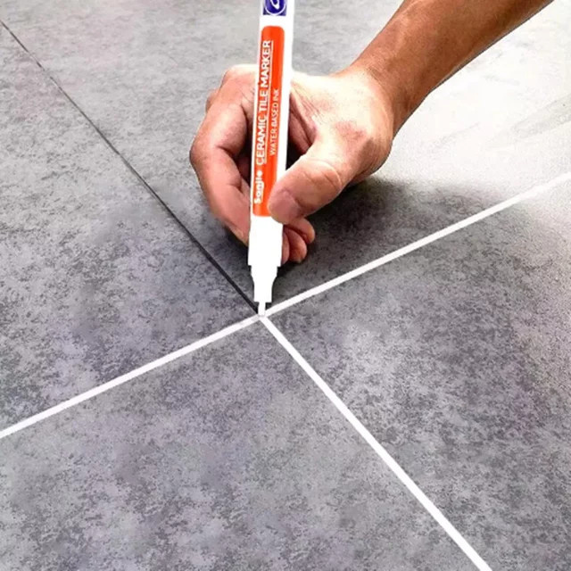 Wasserdichter Reparatur-Marker Gelb für Wand- und Fliesenfugen sowie Bodenbeläge - Bild 1