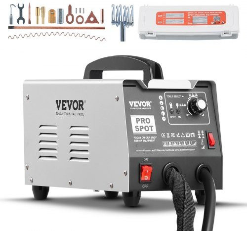 VEVOR Ausbeulpotter Punktschweißgerät mit 7 Schweißmodi und 1,8 kW Leistung zur Autokarosserie-Reparatur für PKW und LKW - Bild 1