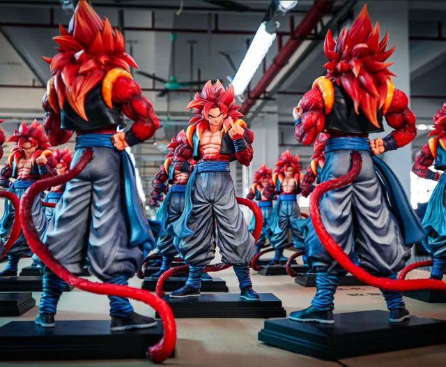 Bandai Dragon Ball Anime Figur Super Four Gogeta Three Premium Edition aus PVC in Multicolor - Bild 1
