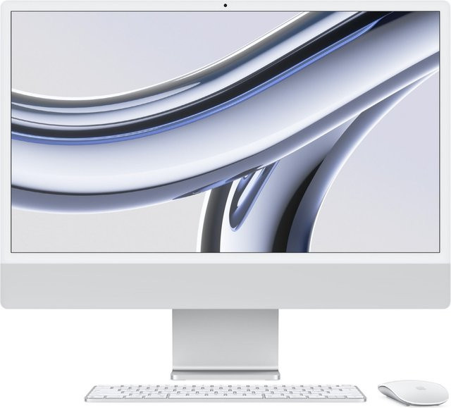 Apple iMac 24 Zoll All-in-One Computer mit Retina 4.5K Display in Silber - Bild 1