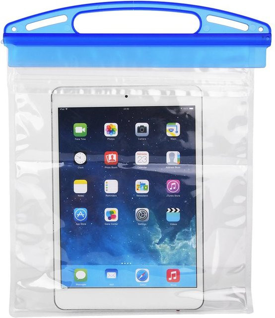 Wasserdichte Schutzhülle für Tablet-Computer von CosyHome in Blau und Transparent zum Tauchen und Schwimmen - Bild 1