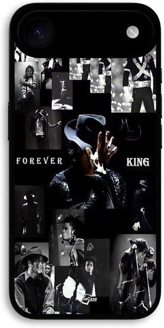 MANIACASE iPhone 17 Air Hülle Michael Jackson Forever King in Multicolour - Bild 1