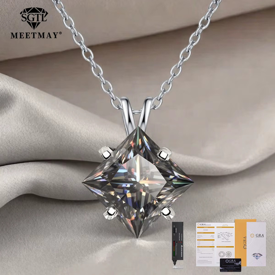 BOCARMAN Anhänger 925 Silber, Moissanit, Damen - Bild 2
