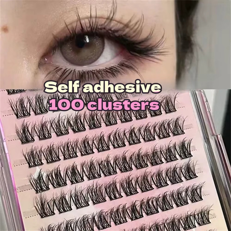 LIMEIKAI Selbstklebende Wimpern, Black, Unisex - Bild 3