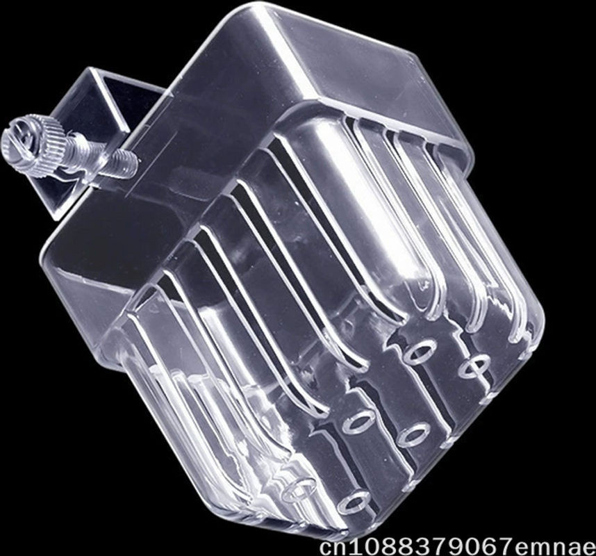 JETTING Wandmontierter Hydroponischer Pflanzenhalter aus transparentem Kunststoff für Aquarien-Dekoration - Bild 1