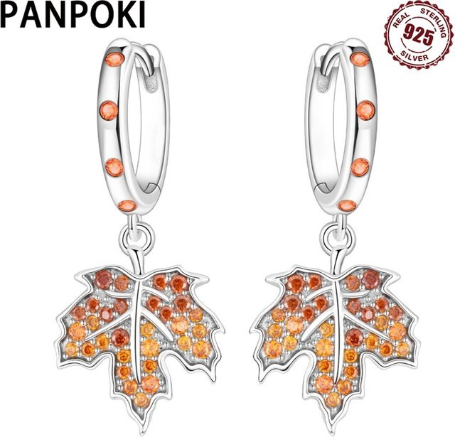 PANPOKI Ohrringe, 925 Silber, Zirkonia, Damen - Bild 1