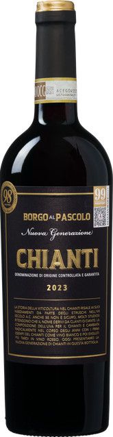Borgo al Pascolo Chianti Rotwein, Merlot/Sangiovese, Italien, 13,0 %, 0,75 l - Bild 1