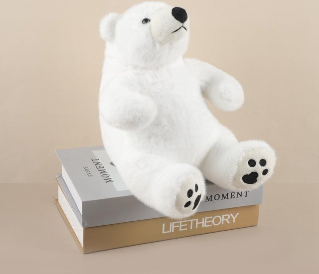 Joyful toys Eisbär Plüschtier Puppe, weiß, 20cm - Bild 1