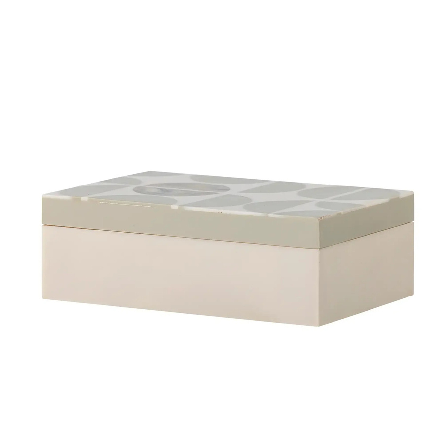 Bloomingville Aufbewahrungsbox Kabela aus Resin in Grau, B/H: 15 x 22 cm - Bild 1