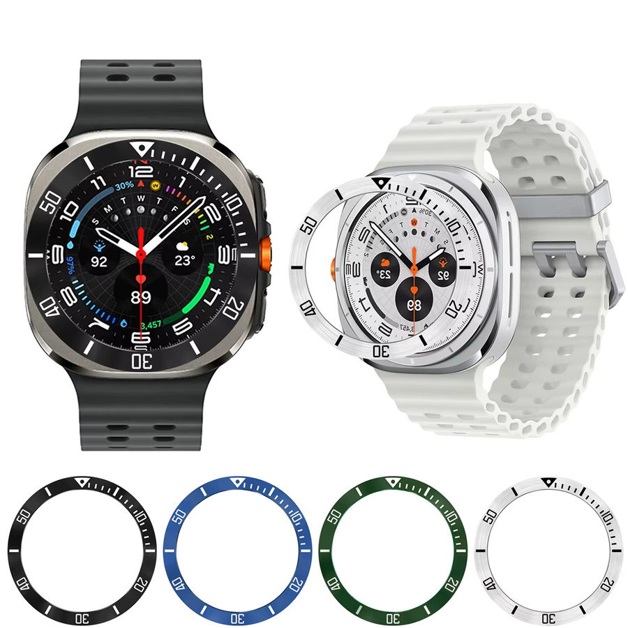 OAKCHARM Uhrenarmband Metall-Lünettenring für Samsung Galaxy Watch 7 Ultra 47 mm, Unisex - Bild 2
