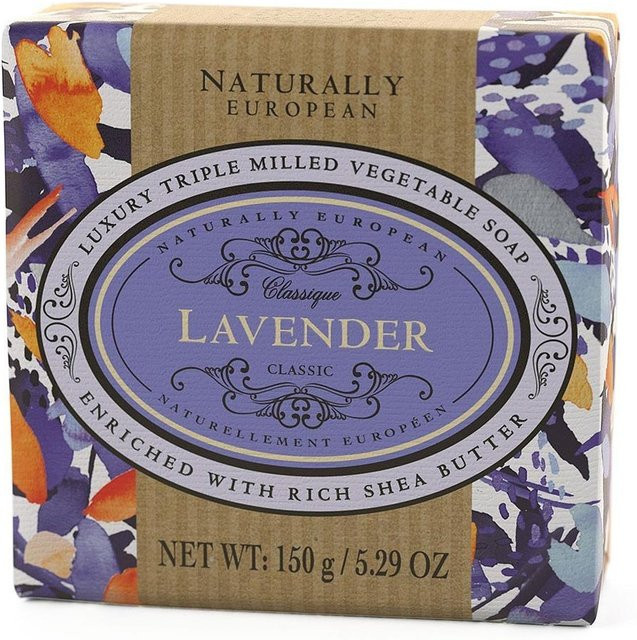 Naturally European Seife Lavender, 150g, Sheabutter, Unisex - Bild 1