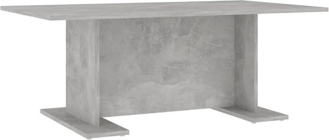 vidaXL Couchtisch modern in Betongrau und Eiche aus Holzwerkstoff, B/T/H: 103,5 x 60 x 40 cm - Bild 1