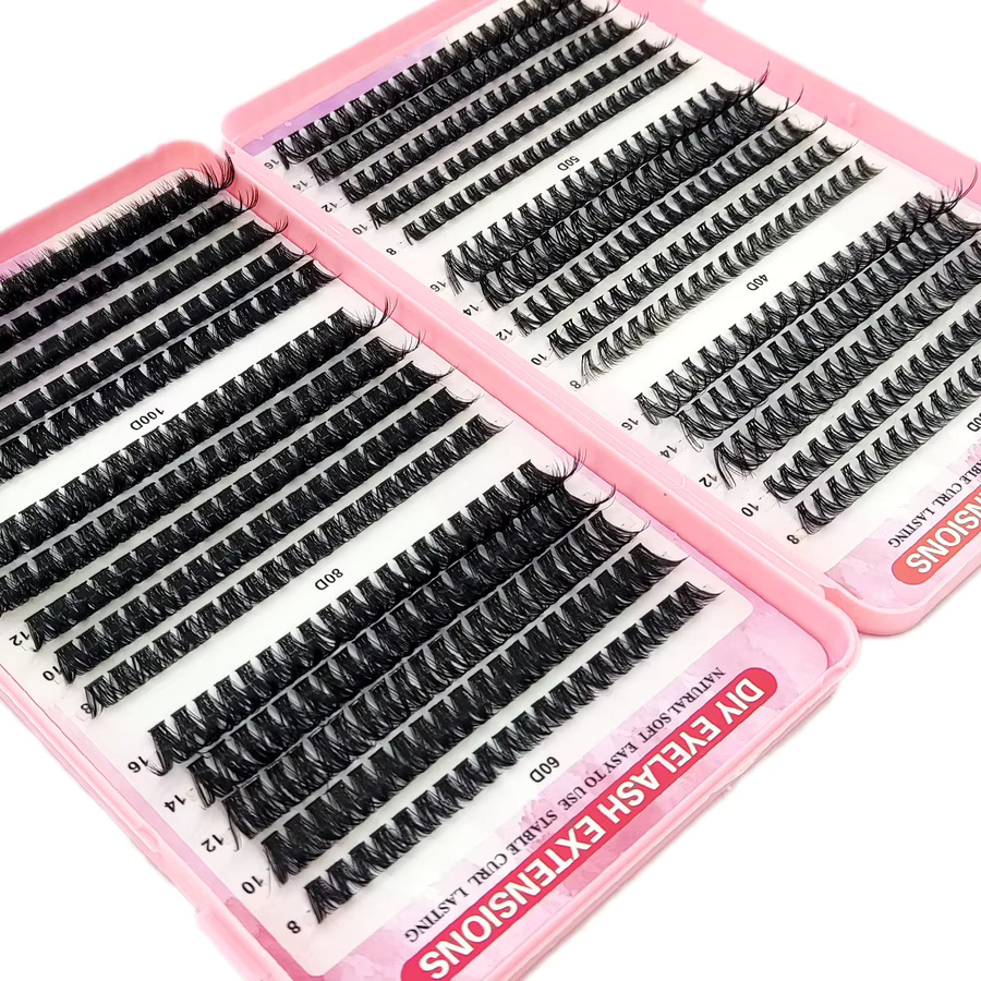 Wimperncluster, 30D-120D, Volumen, Unisex - Bild 5