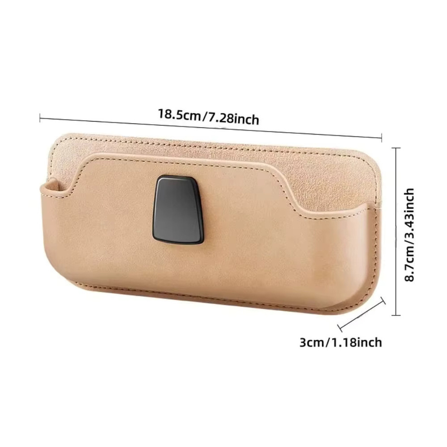 Fccemc Brillenhalter aus Wildleder, Selbstklebender Brillenhalter-Clip - Bild 3