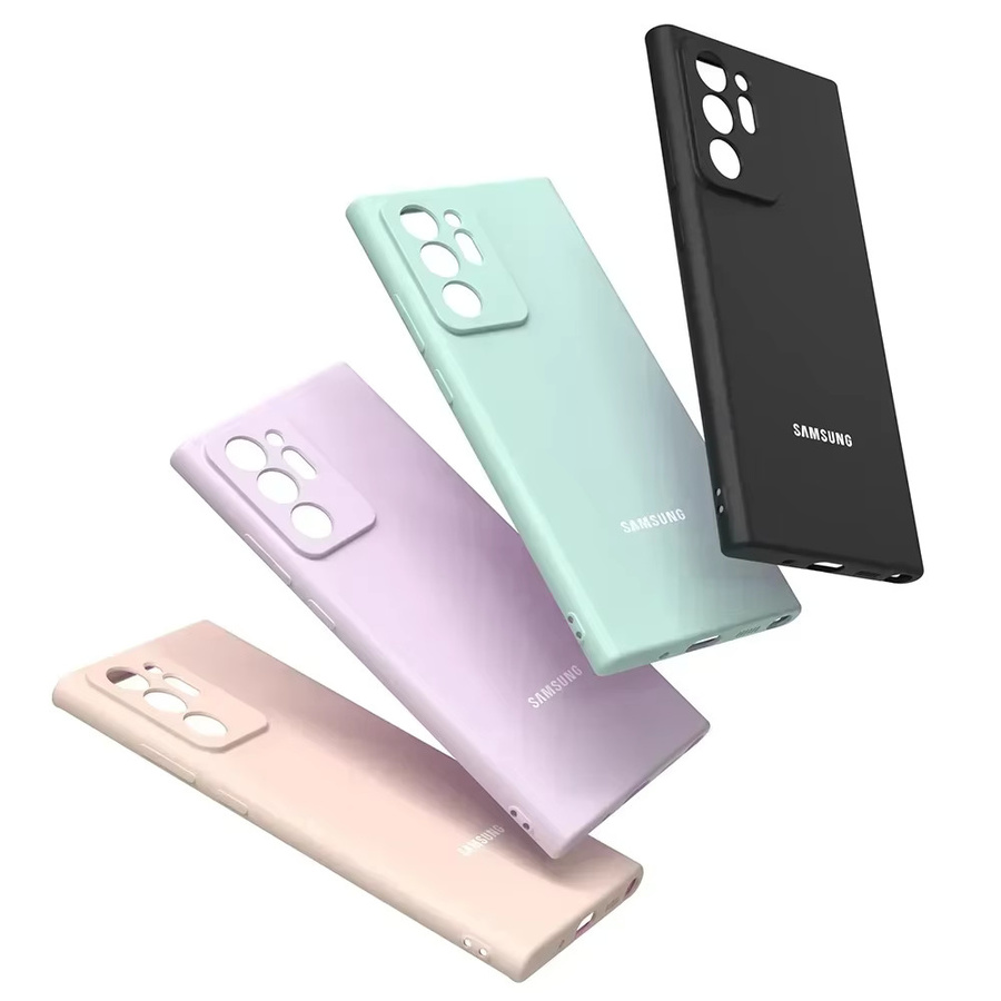 Samsung Galaxy Note 20 Ultra und Note 20 Silikon Hülle in Pink mit seidiger Touch-Oberfläche und Flüssigkeitsschutz - Bild 2