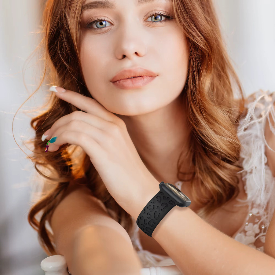 Solo Loop Armband für Apple Watch, Silikon, Schwarz, Unisex - Bild 5