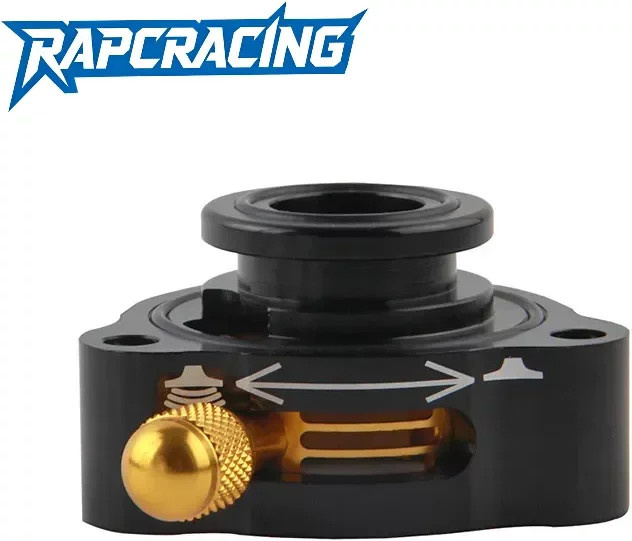 Einstellbarer Blow Off Ventil Adapter Spacer für Fiat Punto Evo 1,4 Multiair 123ps in Schwarz - Bild 1