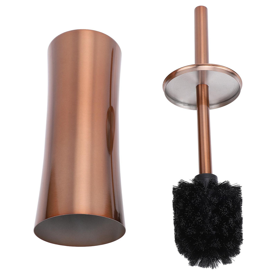 Toilettenbürstenset aus Edelstahl mit Halter in modernem Design für Zuhause und Hotel - Bild 2