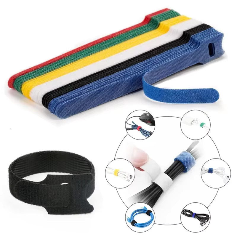 Kabel-Organizer und Kabelmanagement in Schwarz zur Kabelorganisation und als Kabelschutzband - Bild 4