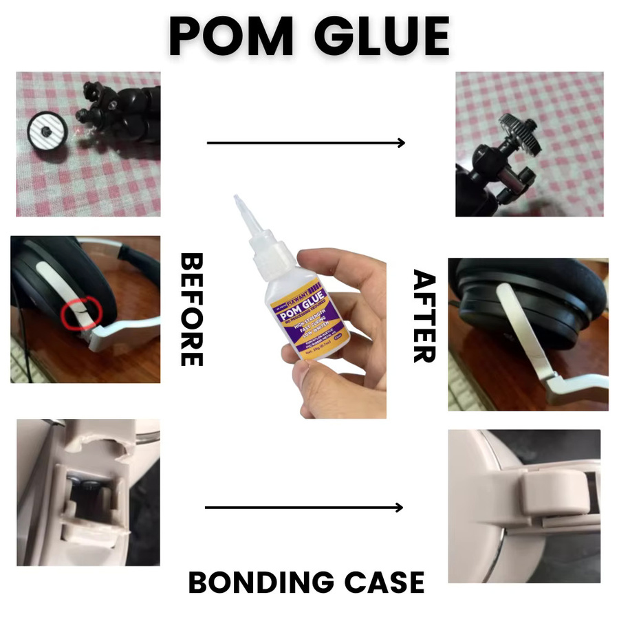 FIXWANT Sofort-Superkleber transparent für POM, Nylon, Acryl, PVC, Gummi und Metall, 20g - Bild 4