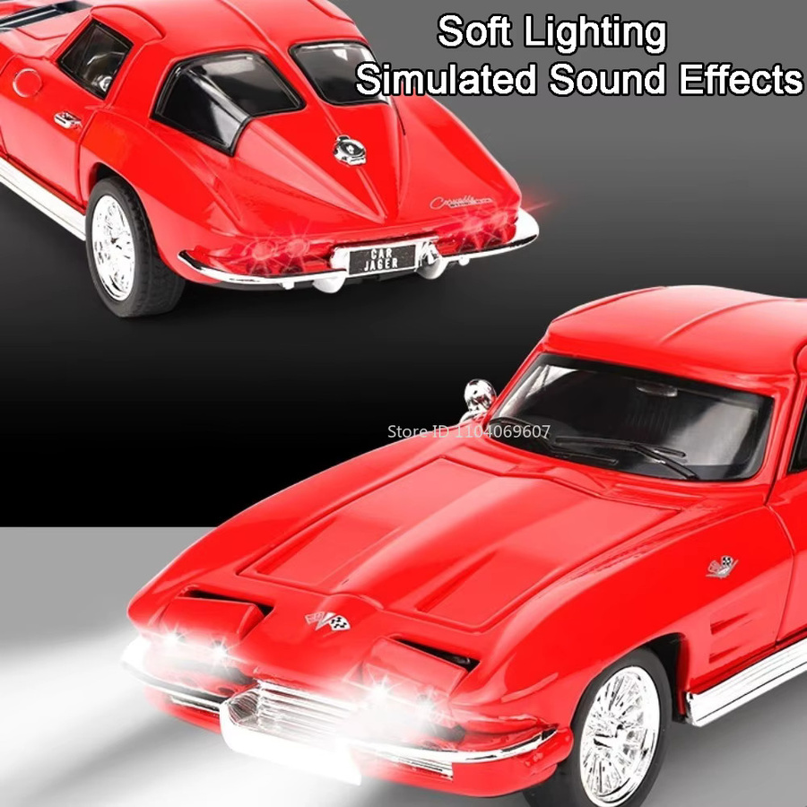 caipo C2 300SL Spielzeugmodell, Miniatur-Sportwagen, 1:32, mit Musik - Bild 2