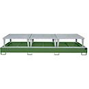 Bauer Südlohn Auffangwanne AWA 1000-3 aus Stahl in Resedagrün, B/T/H: 146,0 x 78,0 x 0 cm - Bild 2