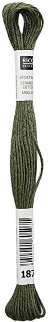 Rico Design Sticktwist in Khaki mit 8m Länge - Bild 1