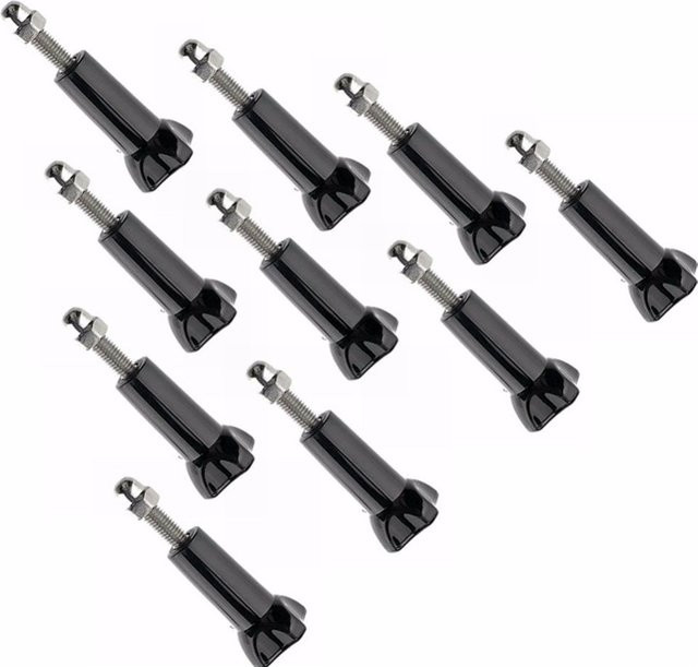 Stativhalterung Adapter mit langer Daumenschraube für GoPro Action Cameras, Schwarz - Bild 1
