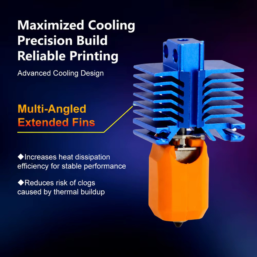Sirol TZ5.0 Hotend-Kit für Bambu Lab P1P und P1S mit einteiliger Bimetall-Düse aus gehärtetem Stahl, 0,4 mm, passend für Bambulab X1 und X1C 3D-Druckerzubehör - Bild 2