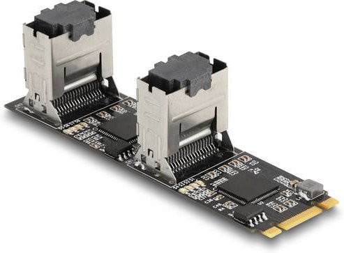 Delock 64211 Schnittstellen-Konverter NVMe/M.2 auf 8x SATA RAID Controller Card in Schwarz - Bild 1