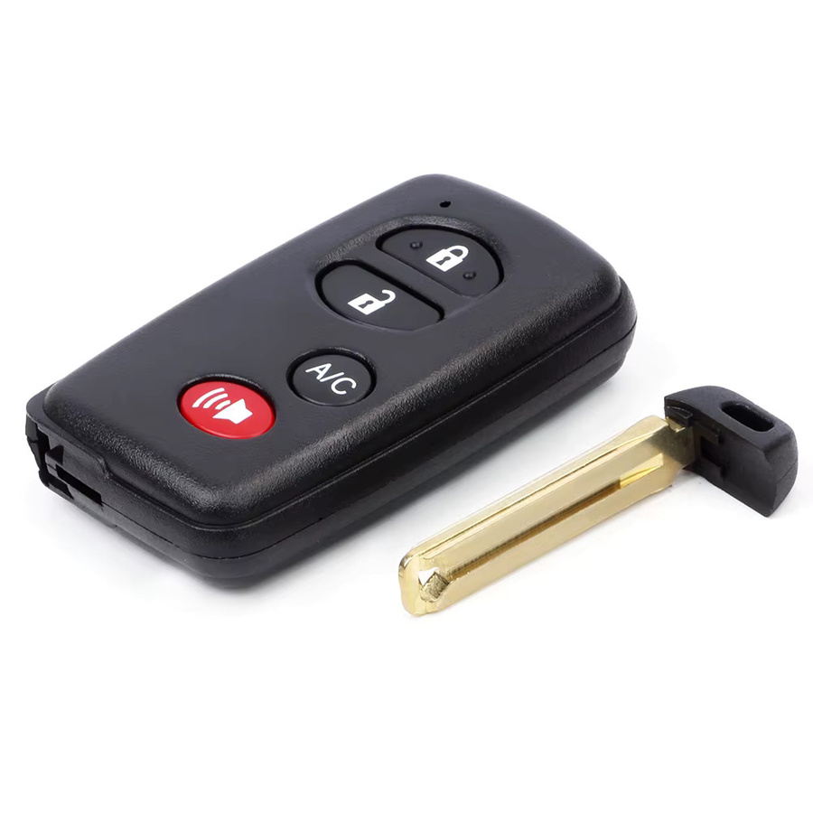 DIYEKY Intelligenter Fernbedienungs-Autoschlüssel für Toyota Prius 2010 bis 2015, 314,3MHz, 4 Tasten, Schwarz - Bild 4
