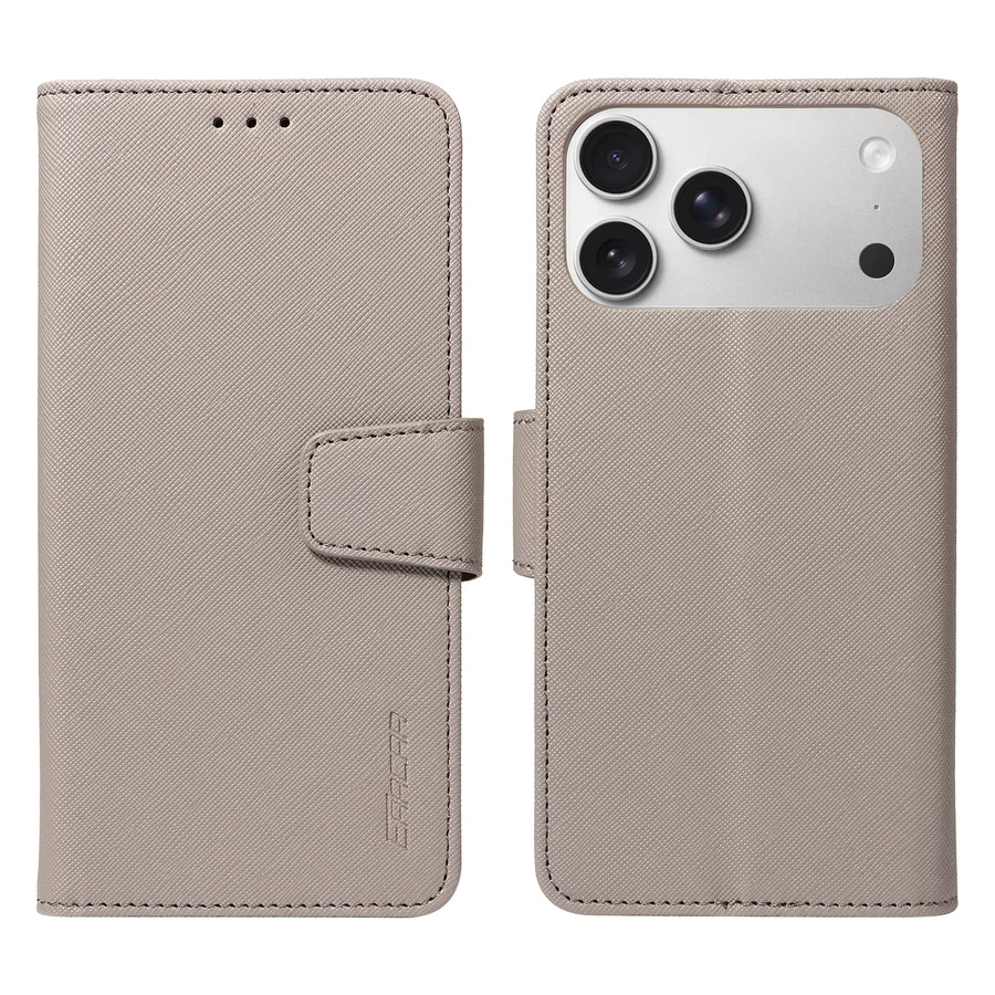 Magnetische Kunstleder Brieftaschen-Schutzhülle für Samsung Galaxy A56 A55 A36 A26 A16 A06 A05 A54 A53 A52 in Grau mit Standfunktion - Bild 2