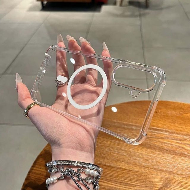 Magnetische transparente Stoßfeste Schutzhülle für Samsung Galaxy A57 A37 A06 A07 A16 A17 A56 A26 A36 A34 A53 A54 A15 A05S A35 A55 - Bild 1